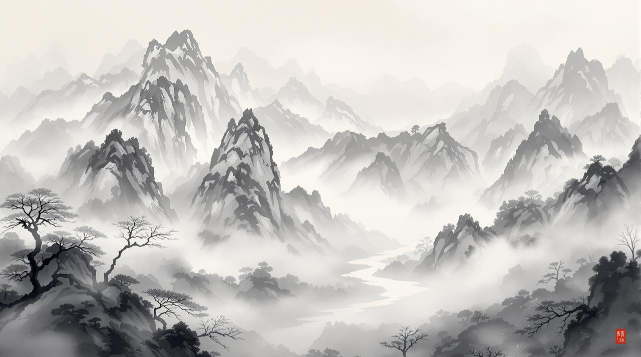墨韵山水：中国画卷 - 青草国产视频HD高清在线观看